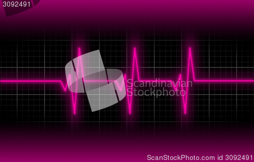 Image of Electrocardiogram - Concept of healthcare