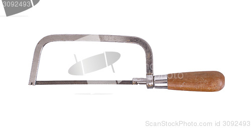 Image of Small rusty hacksaw