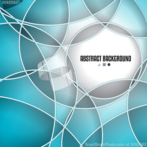 Image of Abstract lines and shapes background design