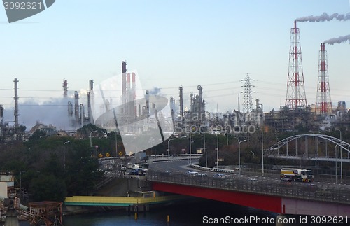 Image of Industrial zone in Osaka city 