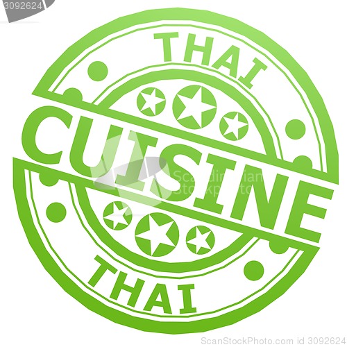 Image of Thai cuisine stamp