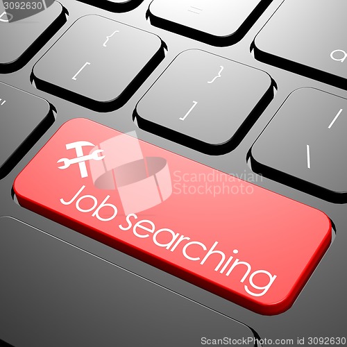 Image of Job searching keyboard