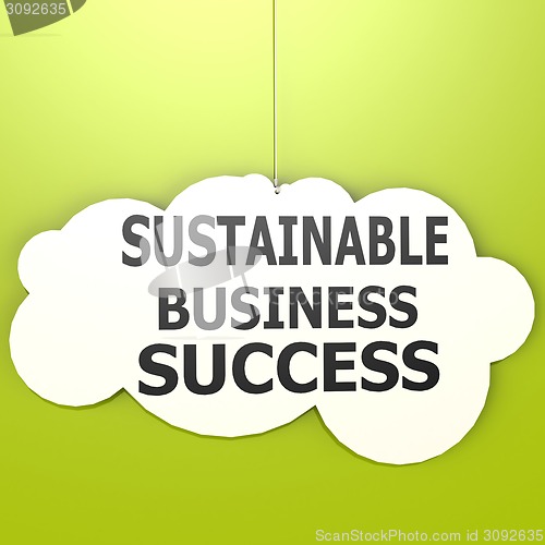 Image of Sustainable business success