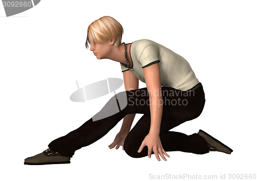 Image of Dancing Teenager Boy