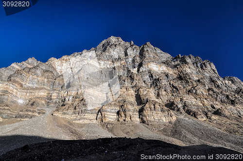 Image of Mountain wall in Tajikistan