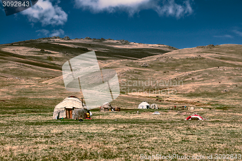 Image of Yurts in Kyrgyzstan