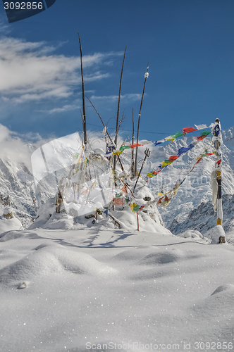 Image of Himalayas near Kanchenjunga