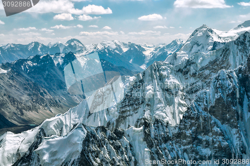 Image of Mountain peaks in Pamir