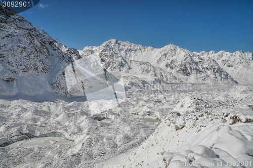 Image of Himalayas near Kanchenjunga