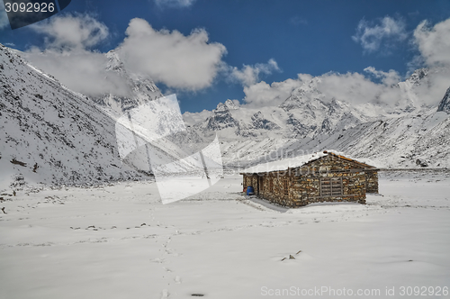 Image of Himalayas near Kanchenjunga