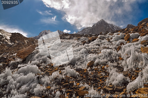 Image of Ice crystals in Tajikistan