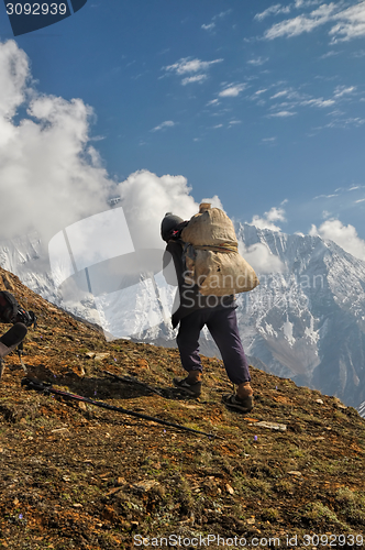 Image of Sherpa in Himalayas