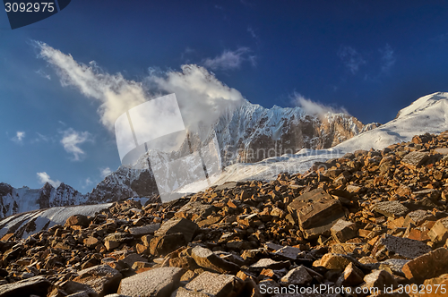 Image of Mountain peaks in Tajikistan