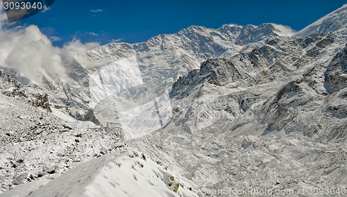 Image of Himalayas near Kanchenjunga