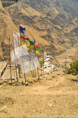 Image of Nepalese prayer flags