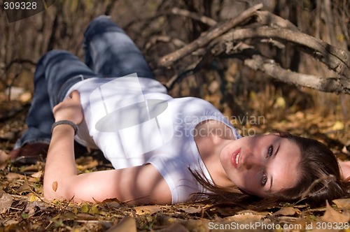 Image of Autumn girl