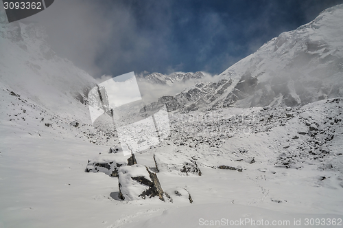 Image of Himalayas near Kanchenjunga