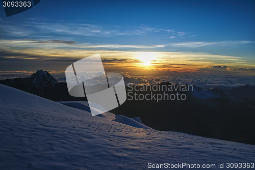 Image of Sunrise in Andes