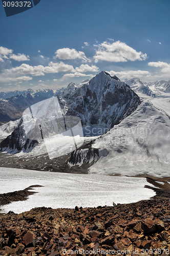 Image of Mountain peaks in Pamir