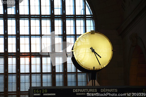 Image of Clock train station