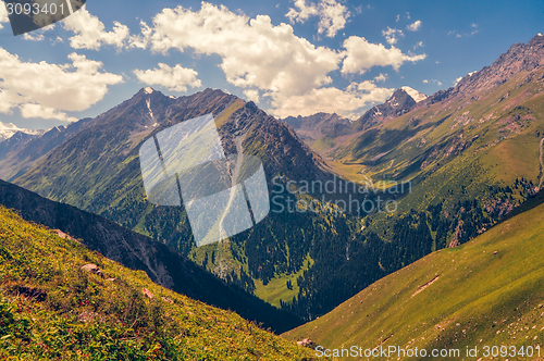 Image of Green canyon in Kyrgyzstan