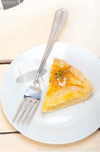 Image of fresh pears pie dessert cake 