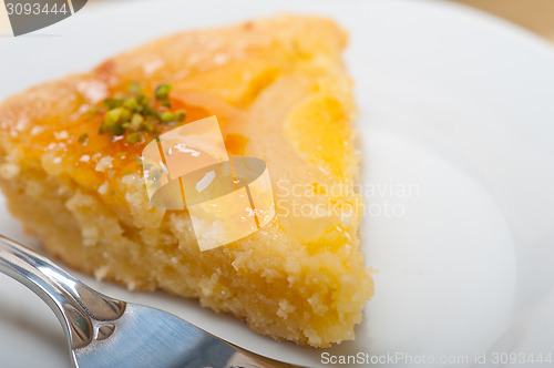 Image of fresh pears pie dessert cake 