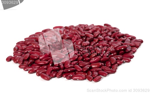 Image of Red beans isolated on white background