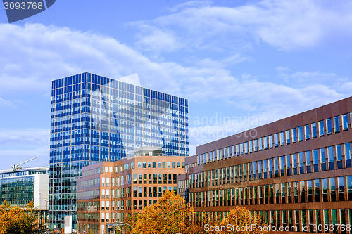 Image of Big city scape with skyscapers