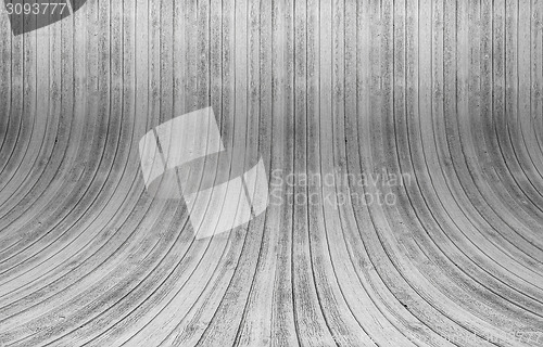 Image of Wood background with curved planks