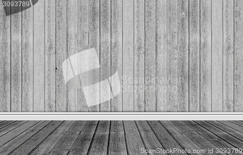 Image of Wood background with skirting floor