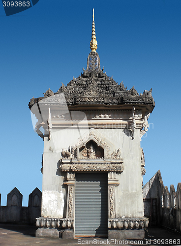 Image of small tower in Vientiane