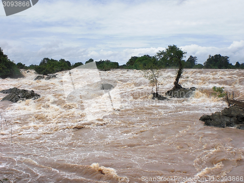Image of flooding Mekong in Laos