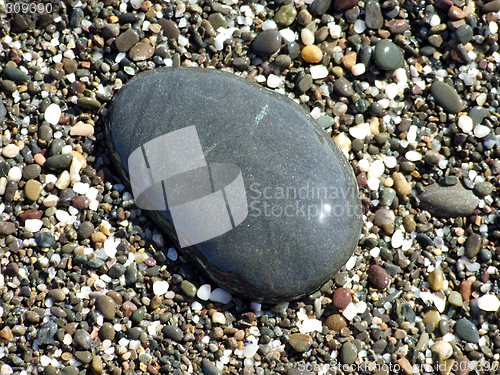 Image of wet pebbles on the beach of the Black Sea 2