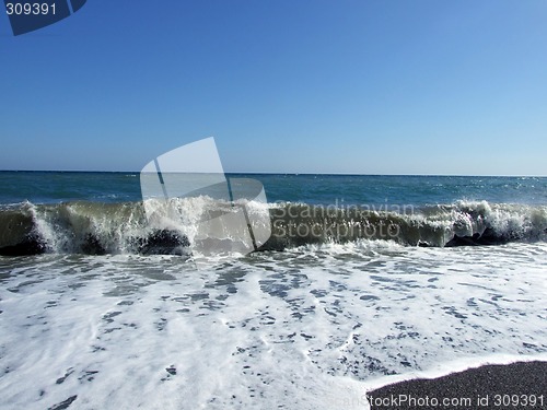 Image of Waves at coast of the Black sea 3