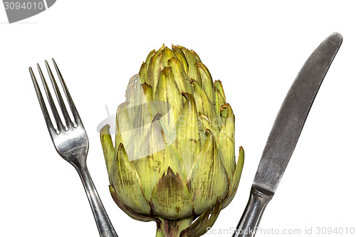 Image of Artichoke ready to be eaten