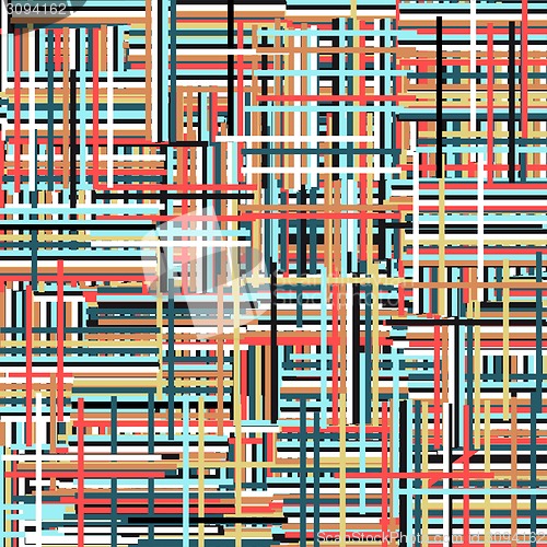 Image of colorful abstraction of lines