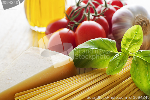 Image of Pasta ingredients