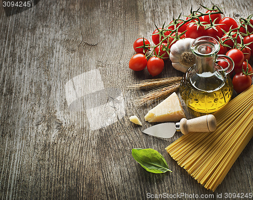 Image of Pasta ingredients