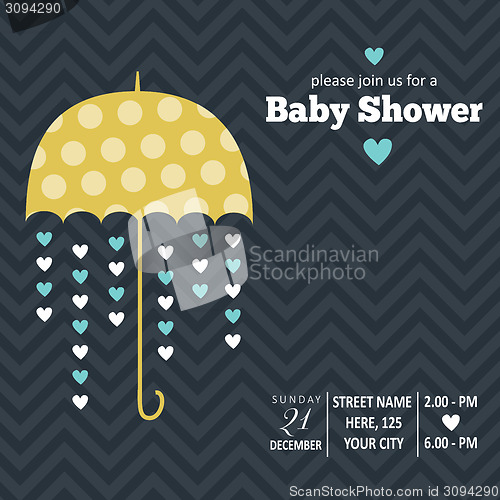 Image of baby boy shower card