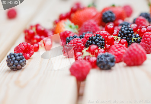 Image of Variety of different berries