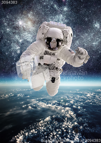 Image of Astronaut in outer space