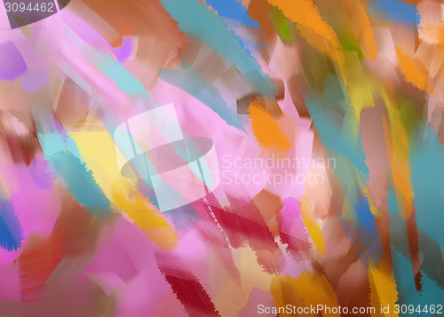 Image of digital painting abstract background