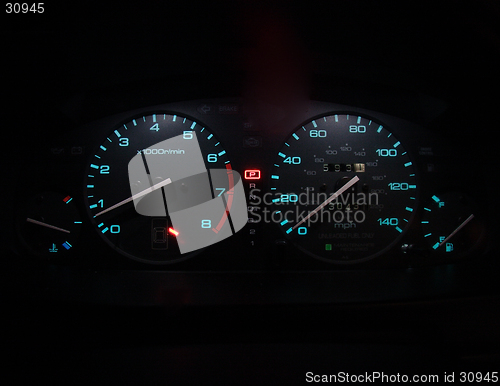 Image of Modern car dashboard