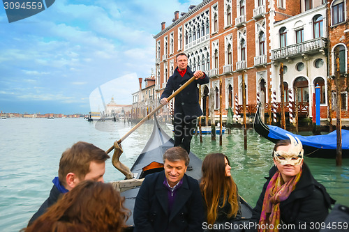 Image of Gondola with tourists