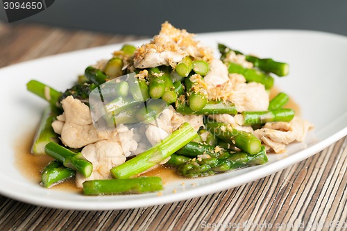 Image of Garlic Chicken and Asparagus