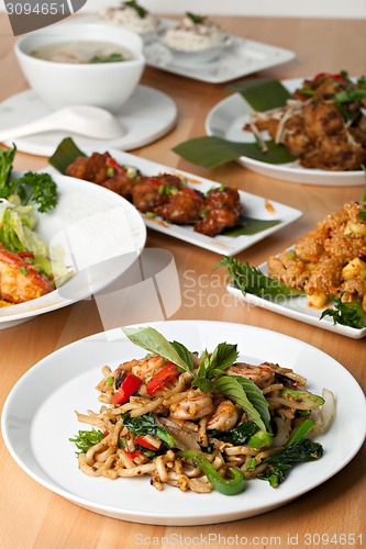 Image of Variety of Thai Food Dishes