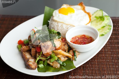 Image of Thai Crispy Pork with Fried Egg