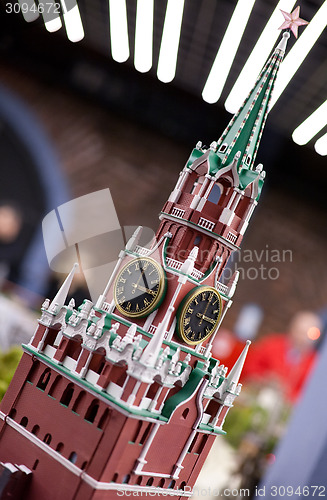 Image of Moscow Kremlin Spasskaya tower model