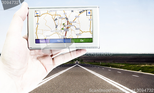 Image of GPS screen